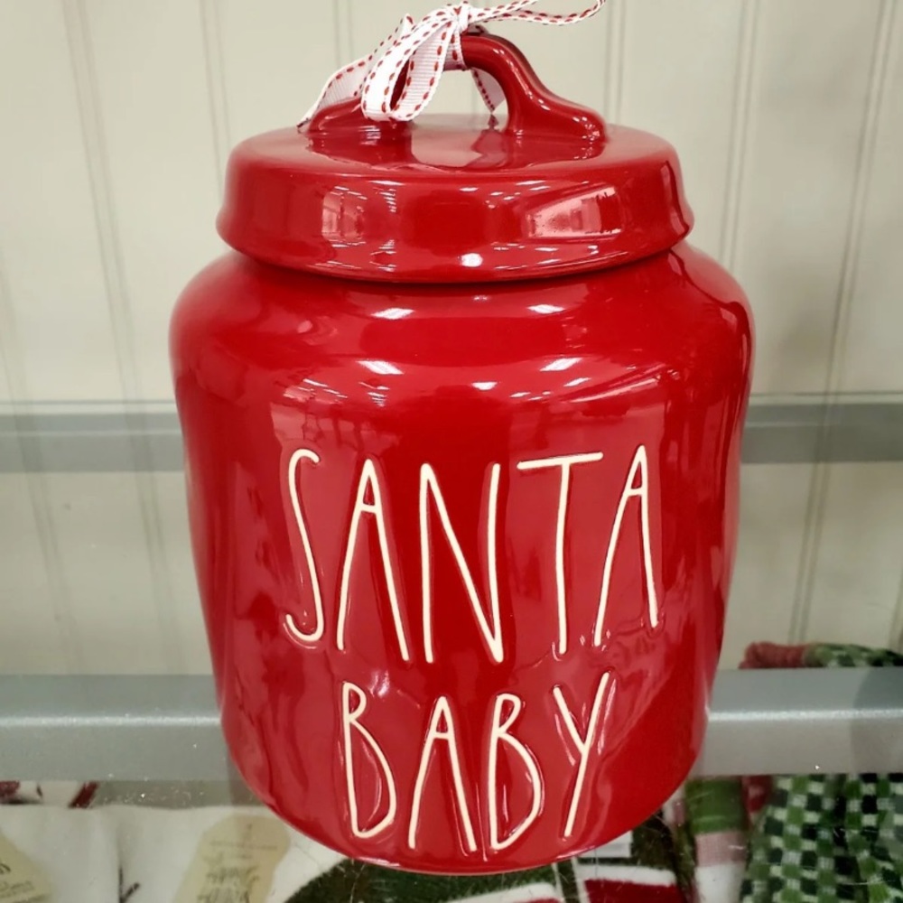 Rae Dunn Santa Baby Canister !